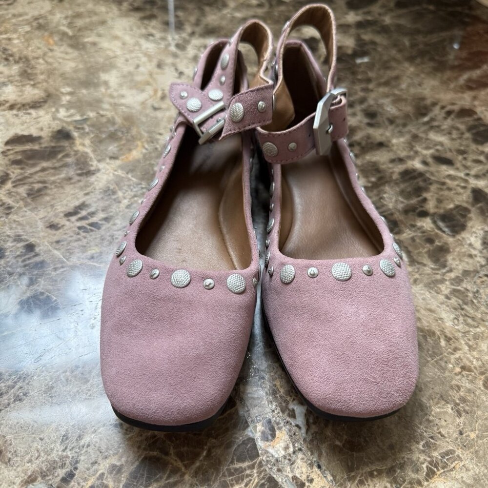 Free People Women's Mystic Mary Jane Rose Color Flats NWOB (MSRP 148) Size 6 - Picture 3 of 9